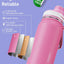 Botella agua acero inox 32oz doble pared vacío tapa deporte