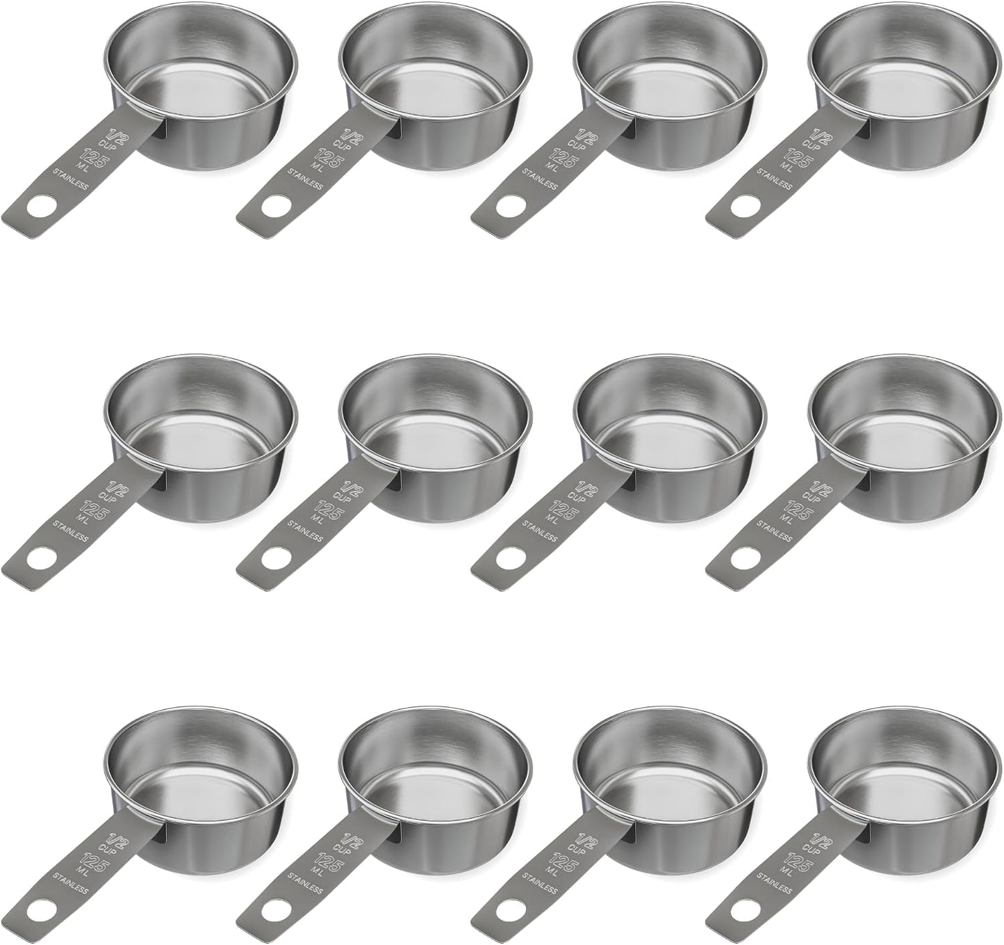 Taza medir acero inox 125ml 4oz para perro