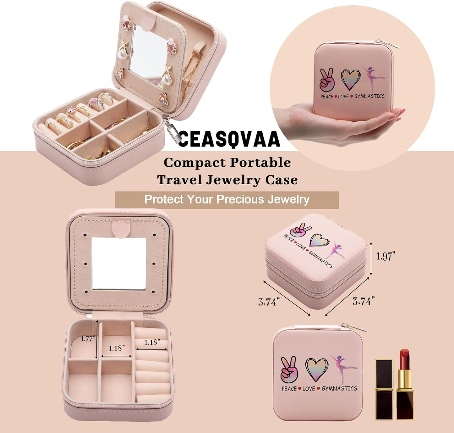 Caja joyería gimnasia organiz. viaje