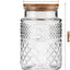 Tarro vidrio hermético para té, café, dulces y mascotas 67oz