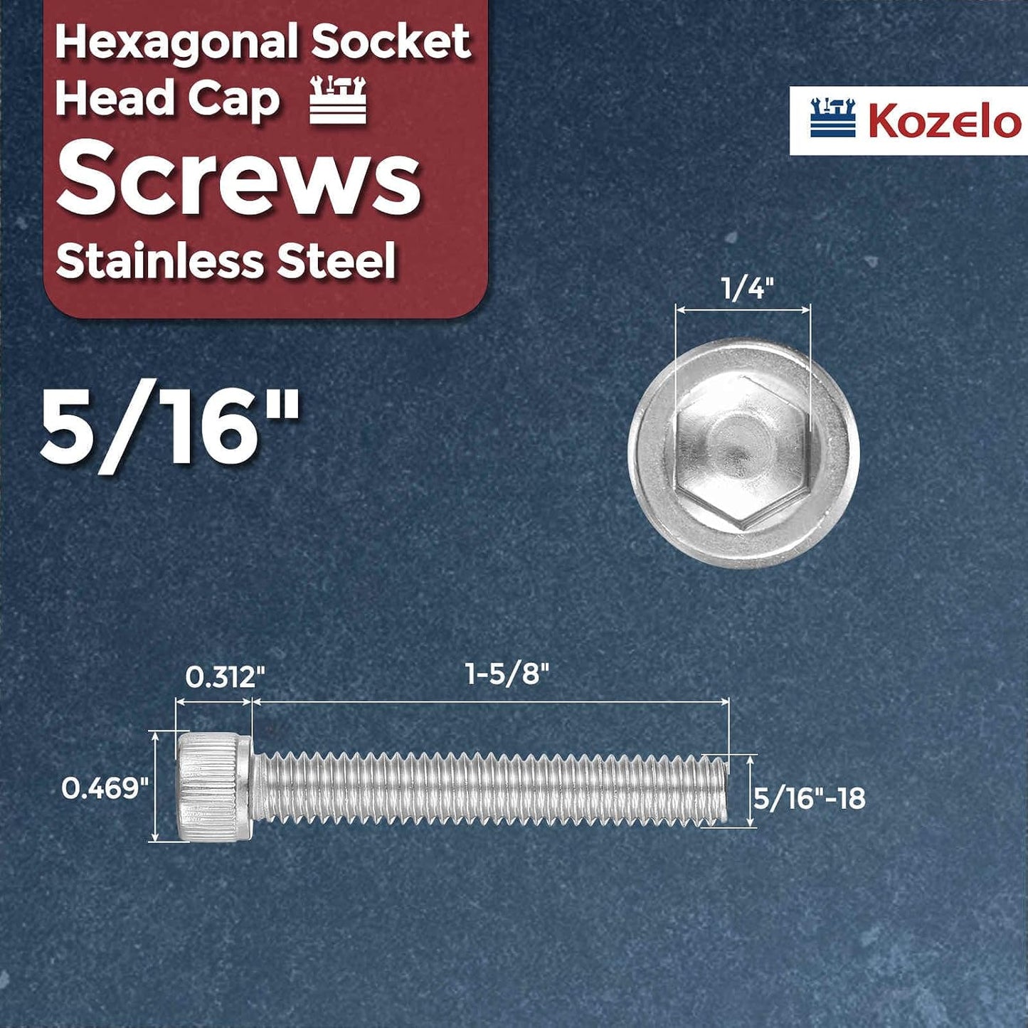 10 Pzas cabeza zócalo acero inox 304 hex Allen