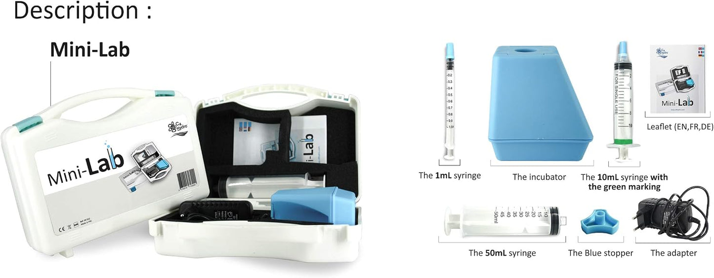 Kit prueba agua legionella y coliformes incluye E. coli