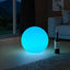 Lámpara esfera LED 12pulg control remoto RGB impermeable
