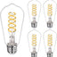 4 Bombillas LED Edison Vintage Regulables 600 Lúmenes E26