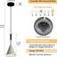 Lámpara colgante hormigón gris para cocina comedor