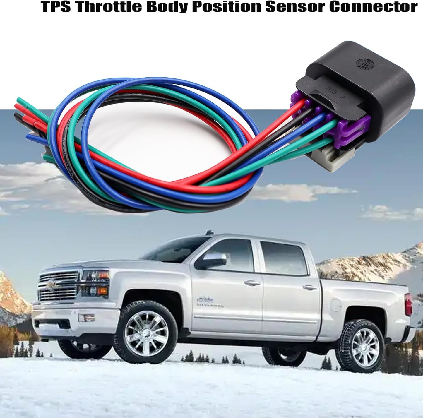 Conector TPS 8 pines comp Chevrolet GM GMC 03-07