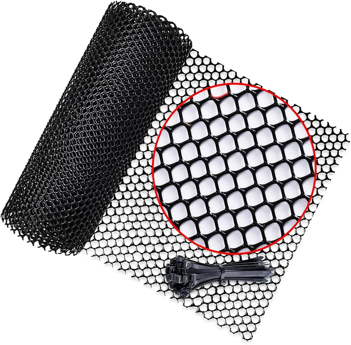 Valla malla plástica 15.7pulg x32.9ft para aves perros conejos