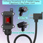 Interruptor cable 14 AWG IP67 con enchufe