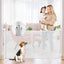 Puerta retráctil reforzada 50" para perros bebés