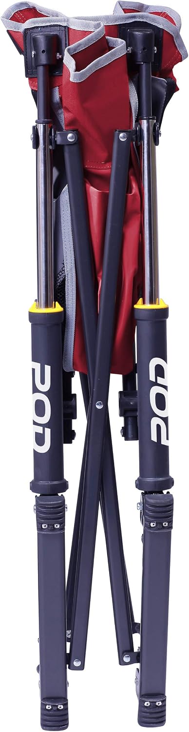 Mecedora plegable estilo sling con portavasos