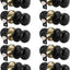 Pomos puerta interior negros sin llave set 10