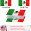 Bandera México 5x8 doble cara resistente con ojales latón