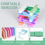 100 Pinzas Madera Colores Pastel para Ropa y Fotos