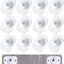 12 Ruedas Giratorias Autoadhesivas para Electrodomésticos 1.65x1.02