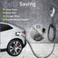 Soporte cargador EV pared funda cables base enchufe coche