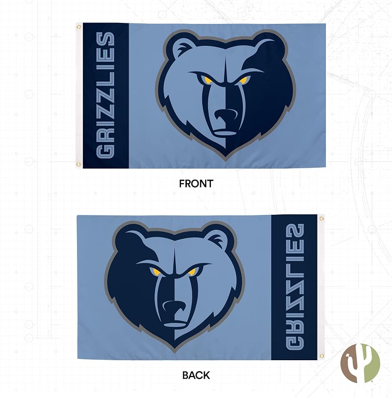 Bandera Memphis Grizzlies NBA 3x5ft poliéster