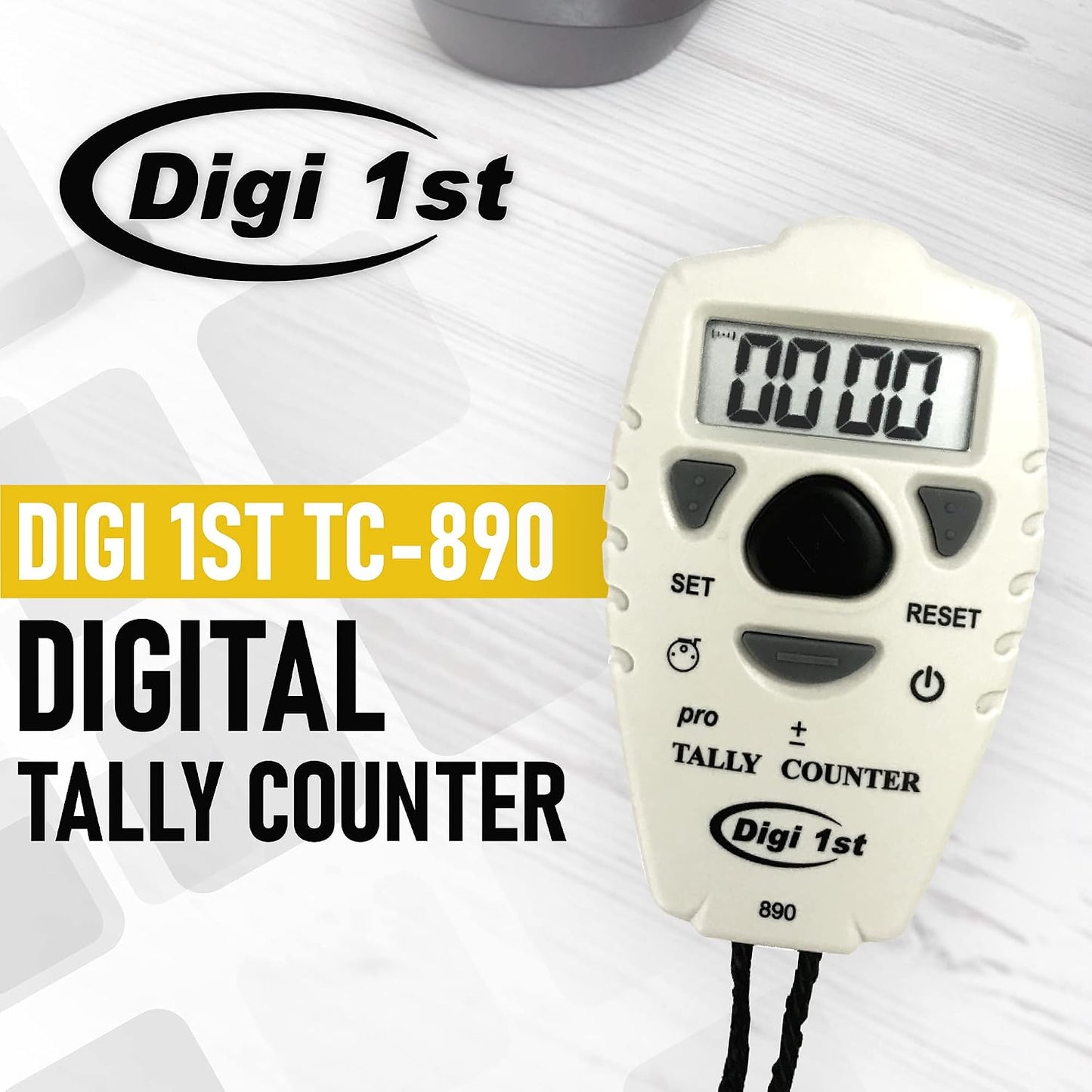 Contador digital clicker para golf regazo tejido set 2