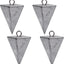 Pesas piramidales para pesca surf 1-8 oz