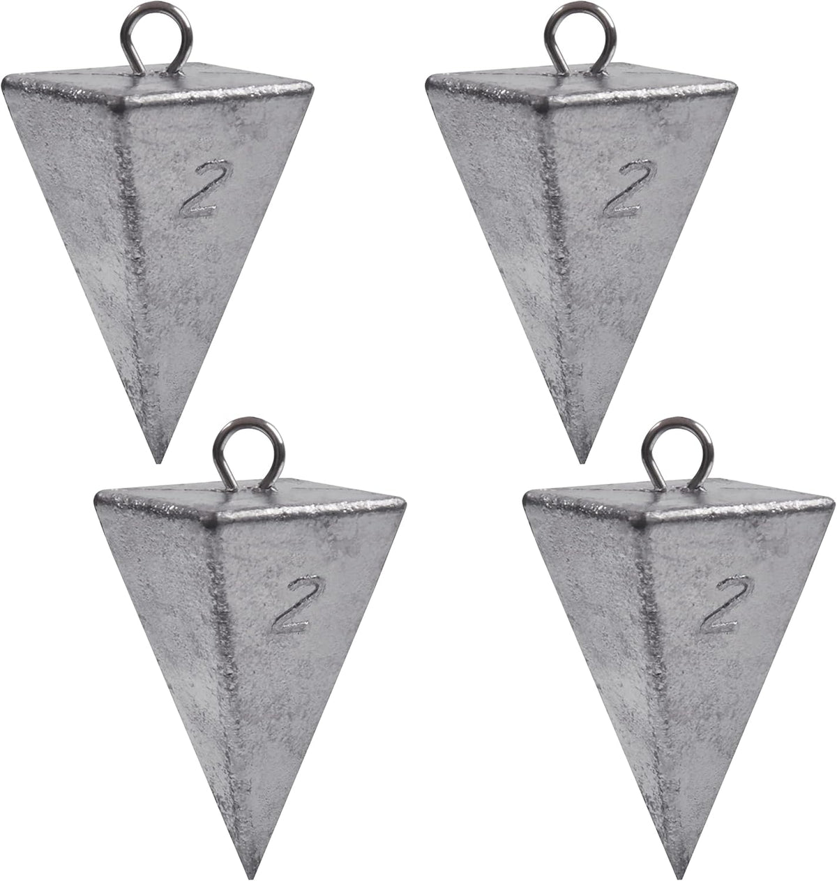 Pesas piramidales para pesca surf 1-8 oz