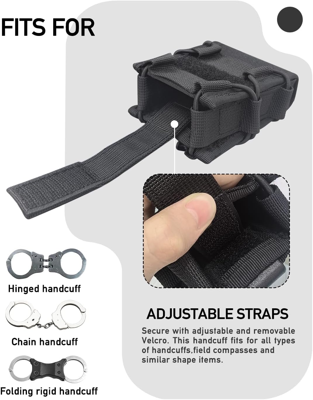 Funda para esposas de mano cinturón táctico molle