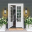 Luces pared exterior impermeables vidrio transparente
