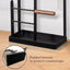 Soporte joyas 4 niveles con bandeja anillos y 10 ganchos