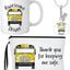 3 Pzas Taza 11oz Llavero Regalo Fin de Año