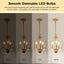 Bombilla LED E12 B11 60W 3000K blanco suave filamento