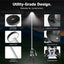 Luz telescópica aluminio recargable camping emergencia