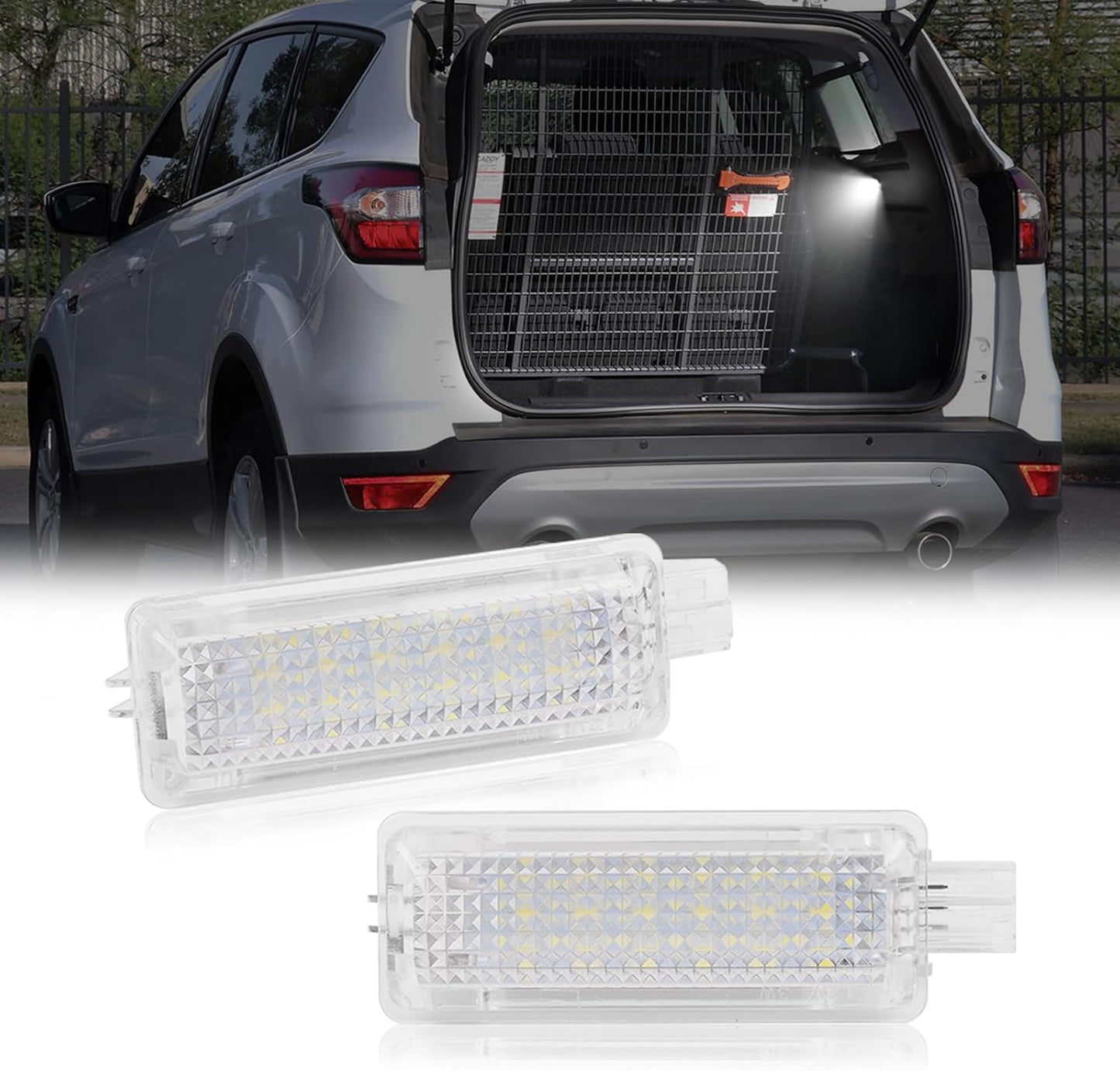 2 Pzas Luz LED Maletero Ford Focus Mustang 6000K Blanca