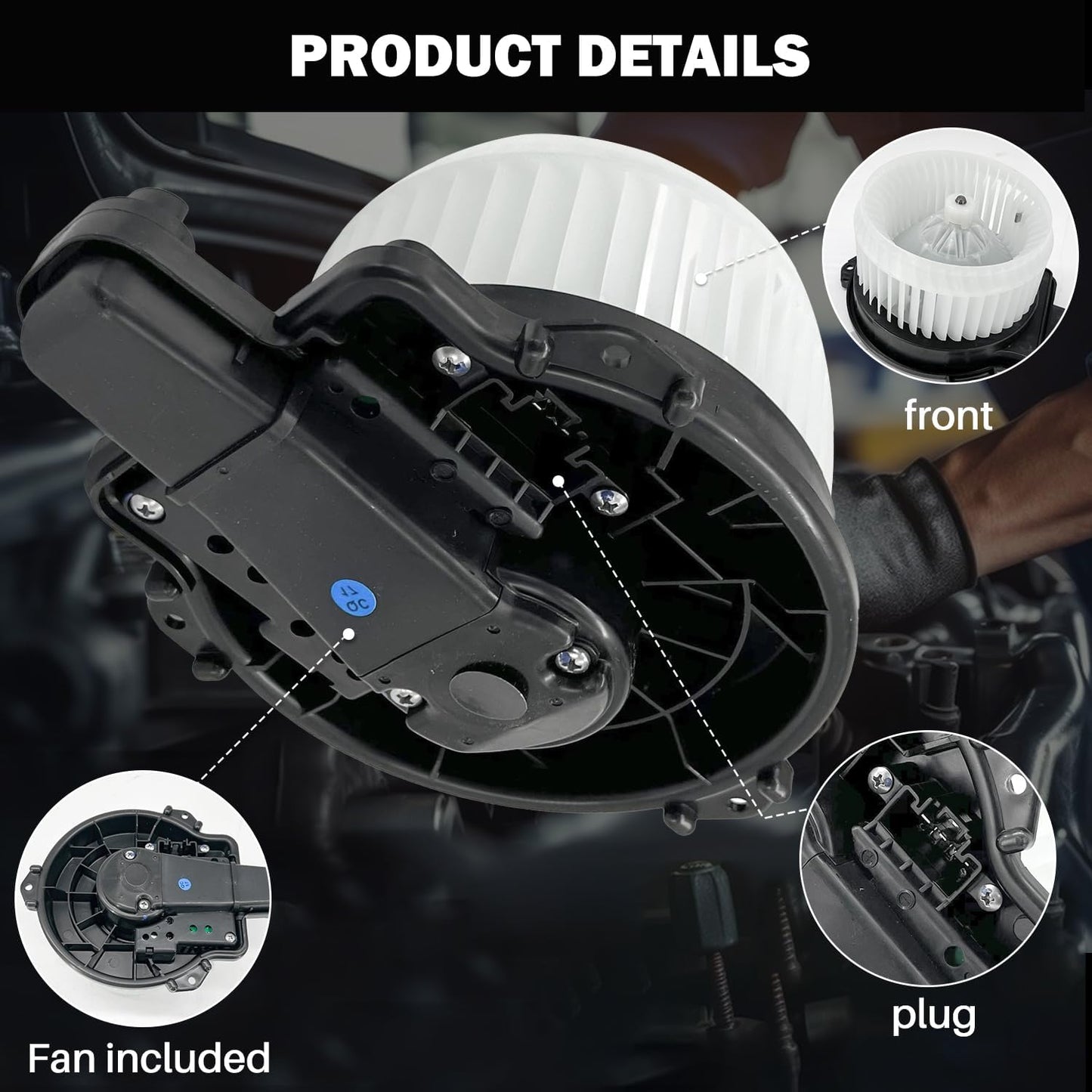 Conjunto ventilador calentador CA Toyota Prius C