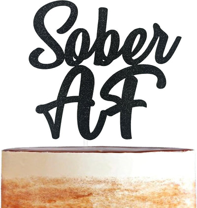Decoración para tartas de sobriedad y recuperación