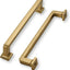 20 Tiradores Bronce Champán para Gabinete 15.6cm Barra Recta