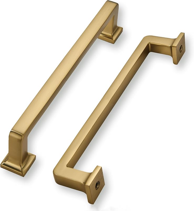 20 Tiradores Bronce Champán para Gabinete 15.6cm Barra Recta