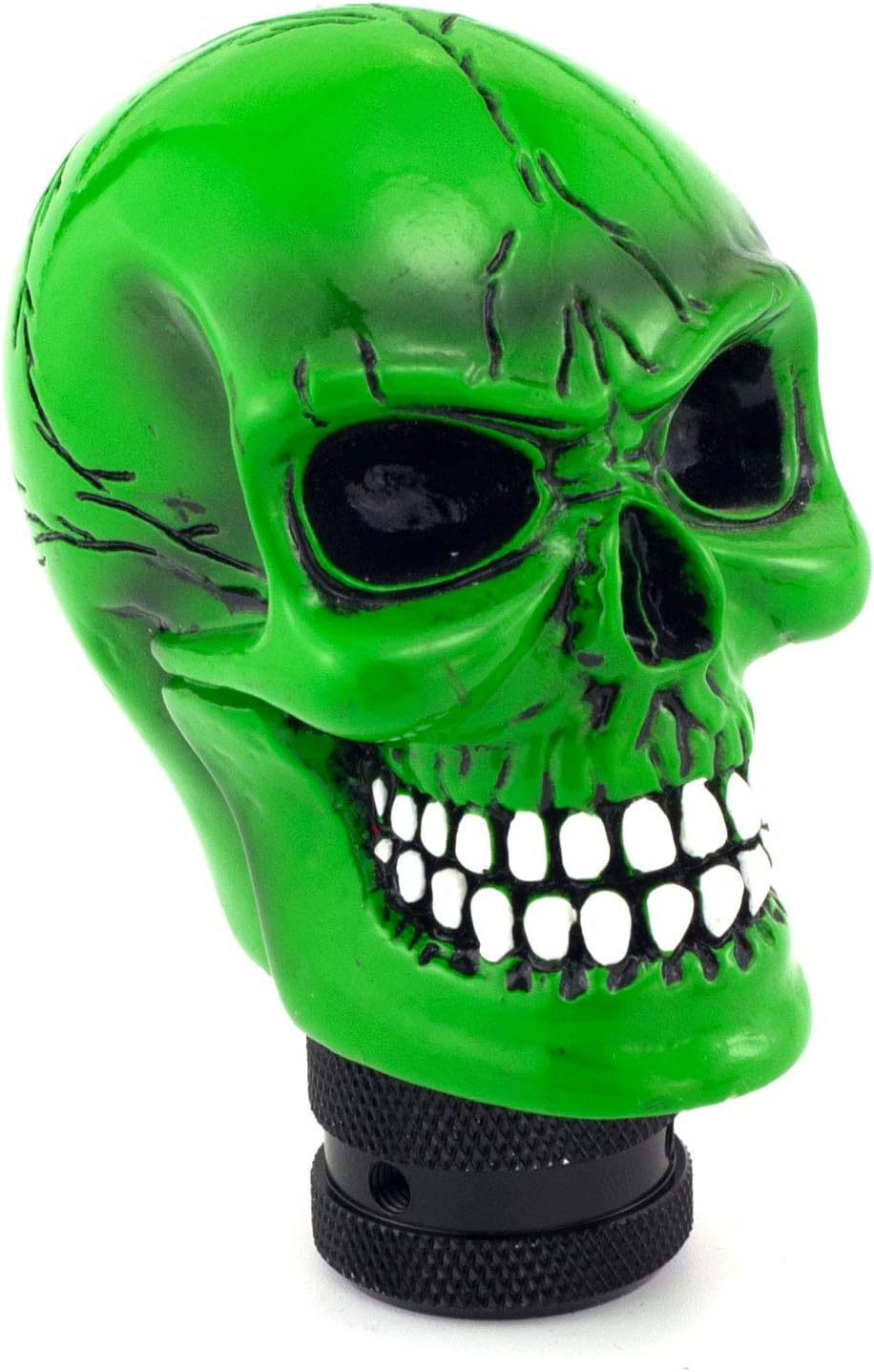 Mango cambio manual coche estilo calavera verde