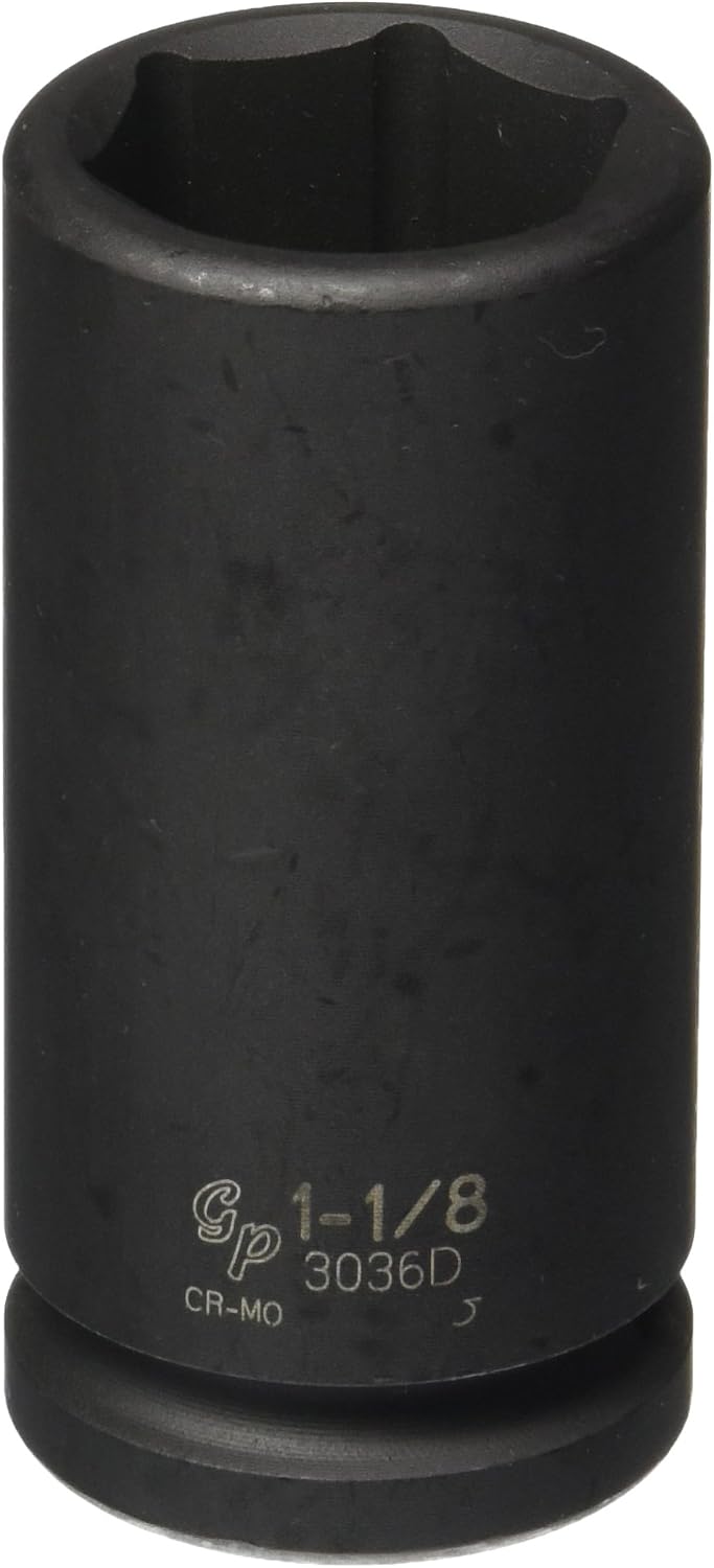 Unidad 3/4pulg x enchufe profundo 1-1/8pulg