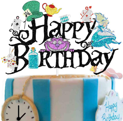 Kit toppers para pastel fiesta té bebé niño cumpleaños decoración