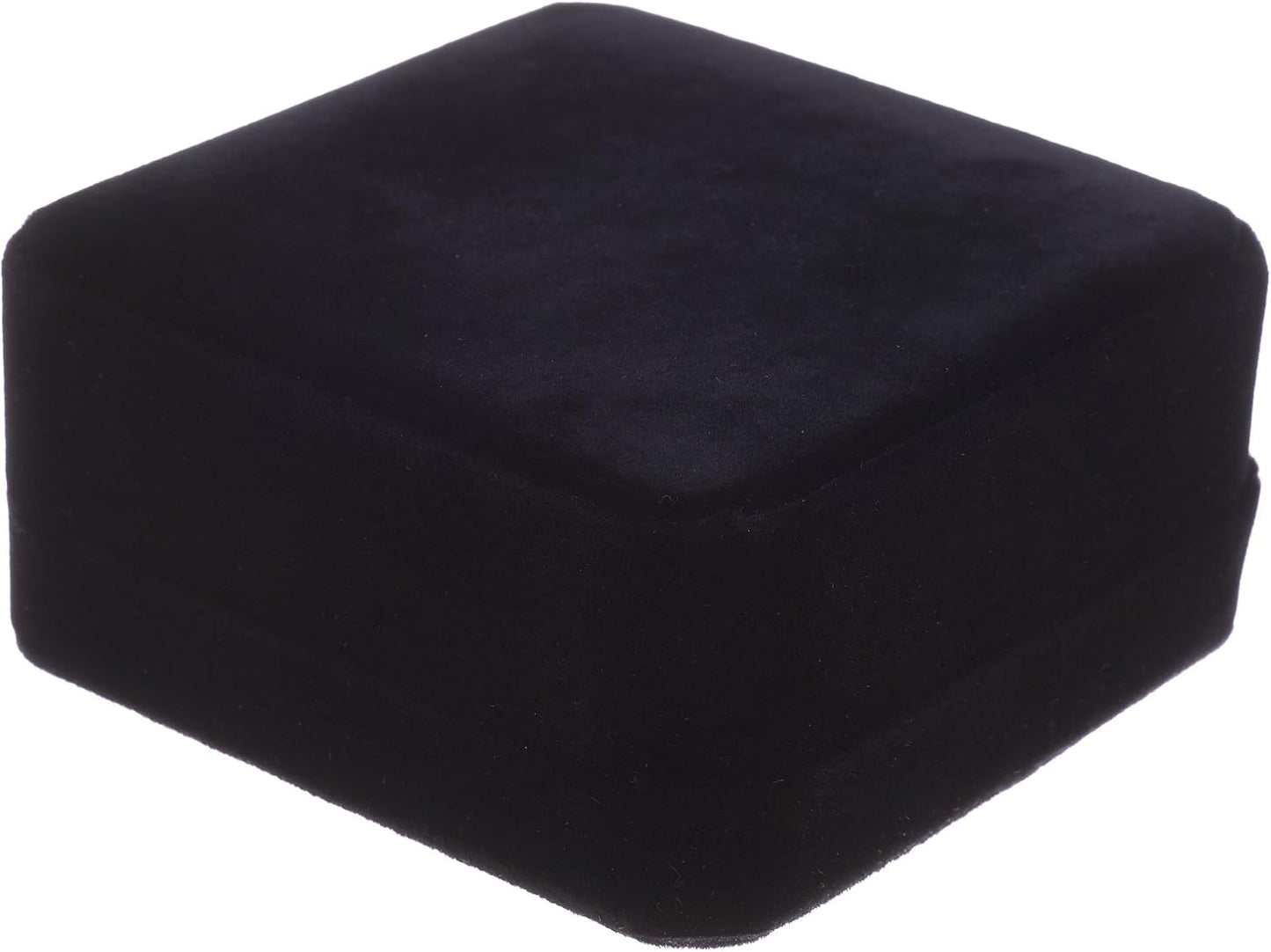 Caja regalo con colgante terciopelo para collares negro