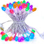 Guirnalda luces Pascua 50 LED 17pies multicolor enchufable