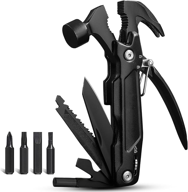 Martillo multiherramienta 14en1 para hombres camping al aire libre