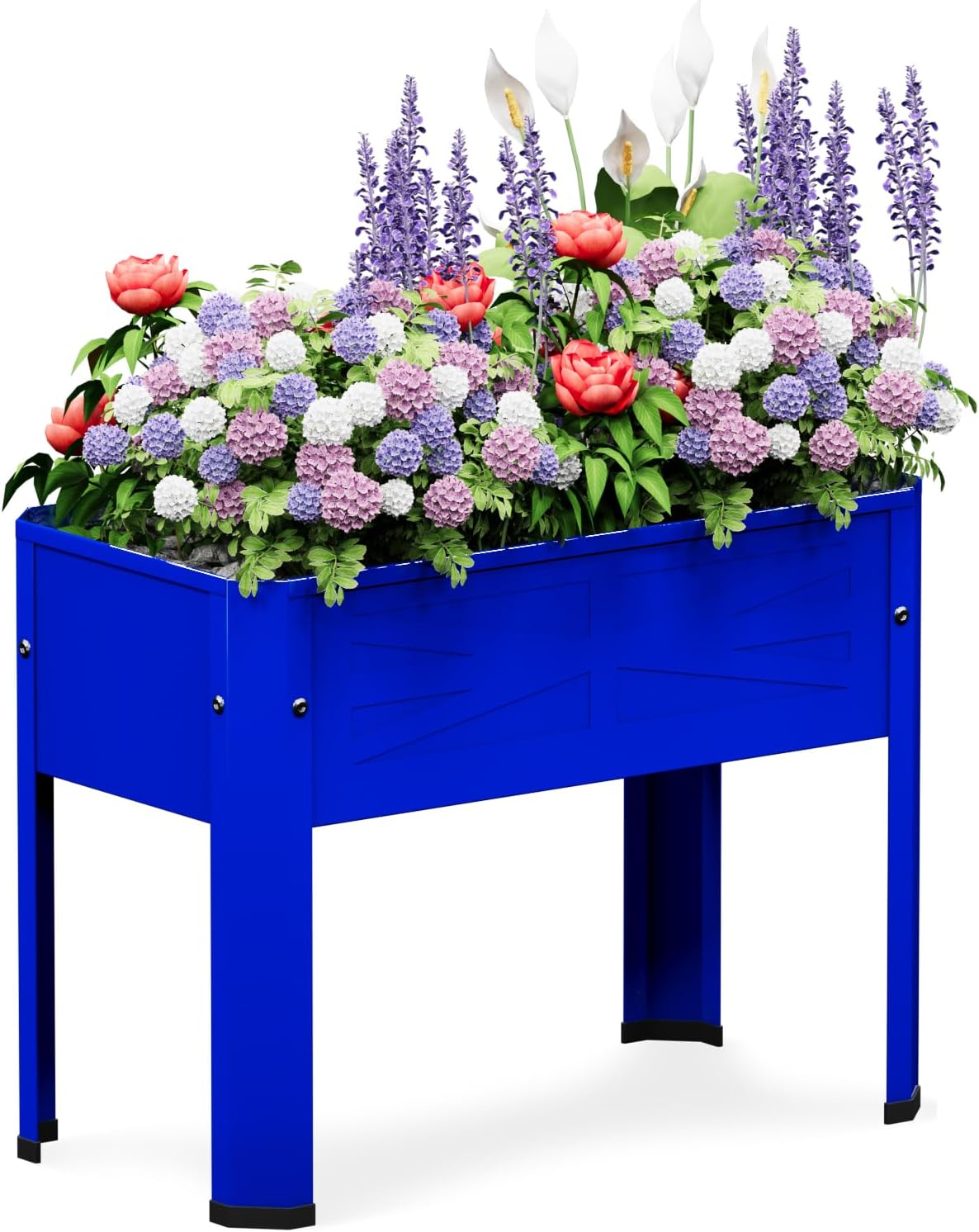 Cama jardín elevada patas desmontables hierbas plantas