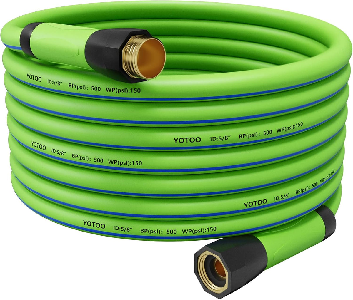Manguera jardín 5/8pulg 50ft 150PSI flexible con mango