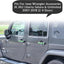 Insertos manija puerta Jeep JK JKU 07-18 aluminio verde