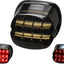 Luces traseras LED ahumadas para motocicleta Harley Dyna