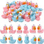 30 Pzas Patos Resina Mini para Regalos Cumpleaños