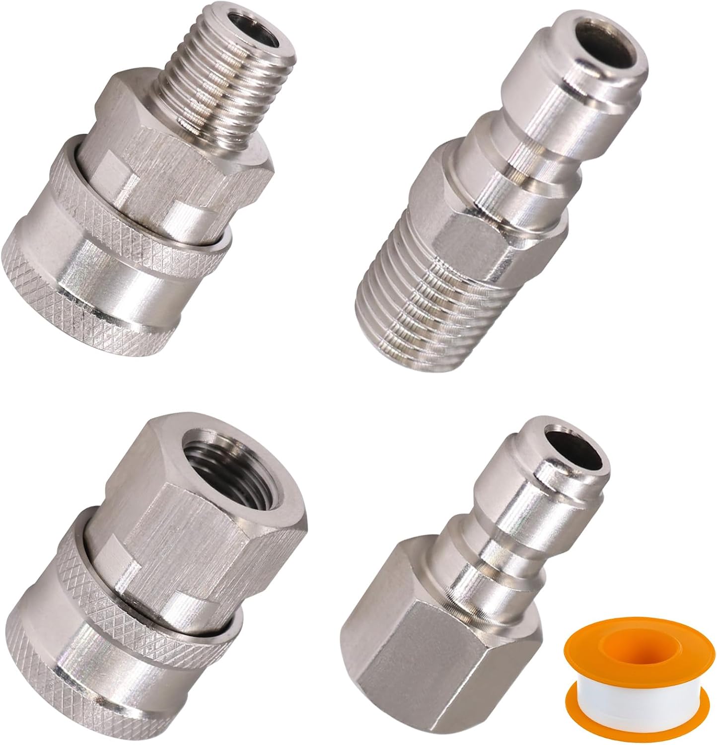 Accesorios conexión rápida acero inox 1/4"