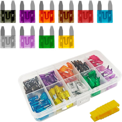 Kit 120 fusibles auto con herramienta extractora y soplado rápido