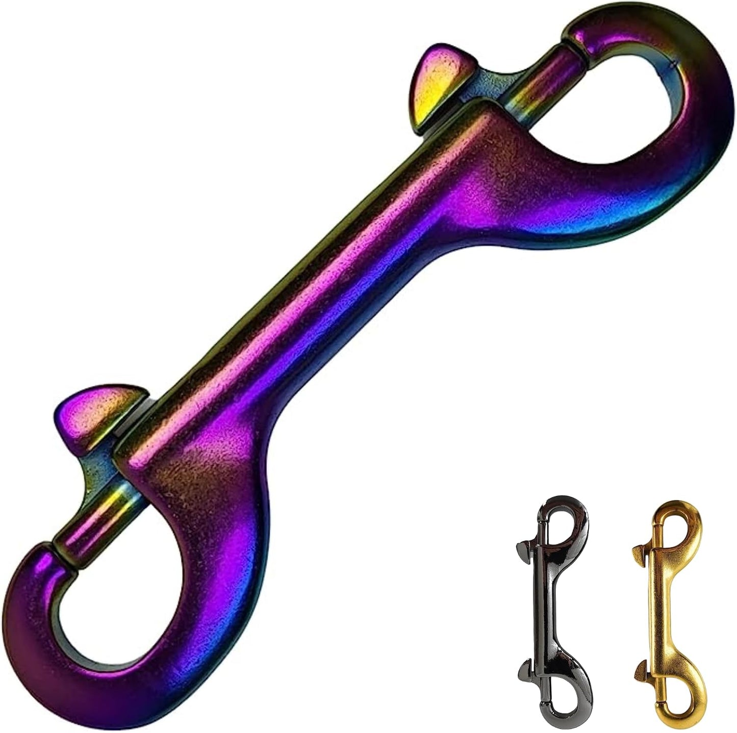 Clips doble extremo 100mm grado marino resorte SS316