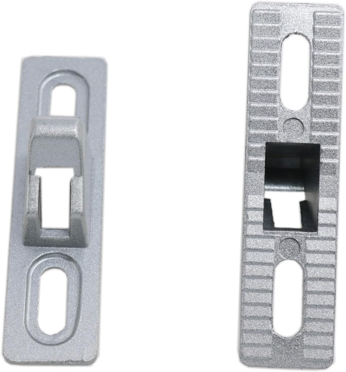 Cerradura vidrio deslizante puerta corredera 2uds plateado