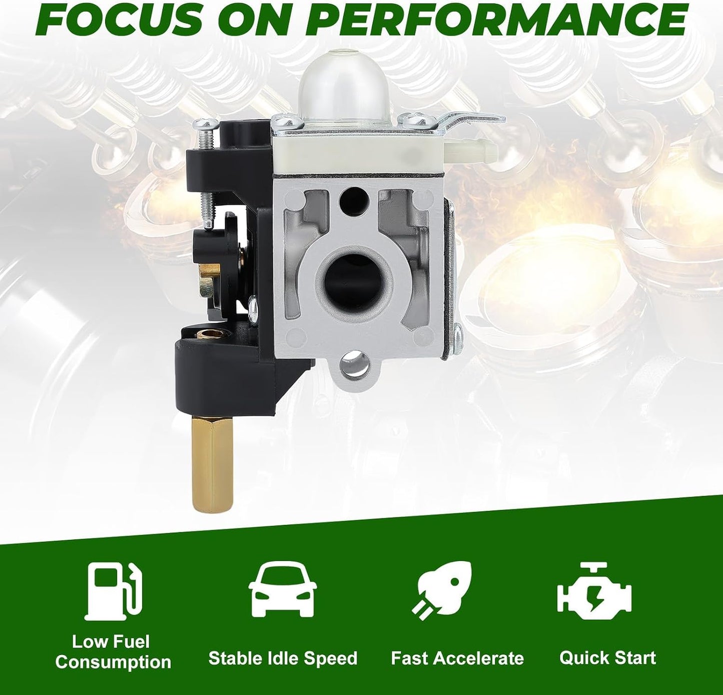 Carburador SRM 230 Reemplazo para Desbrozadora